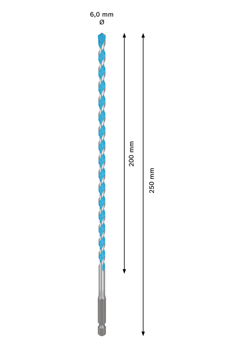 Bosch EXPERT HEX-9 Multi Construction Drill Bi