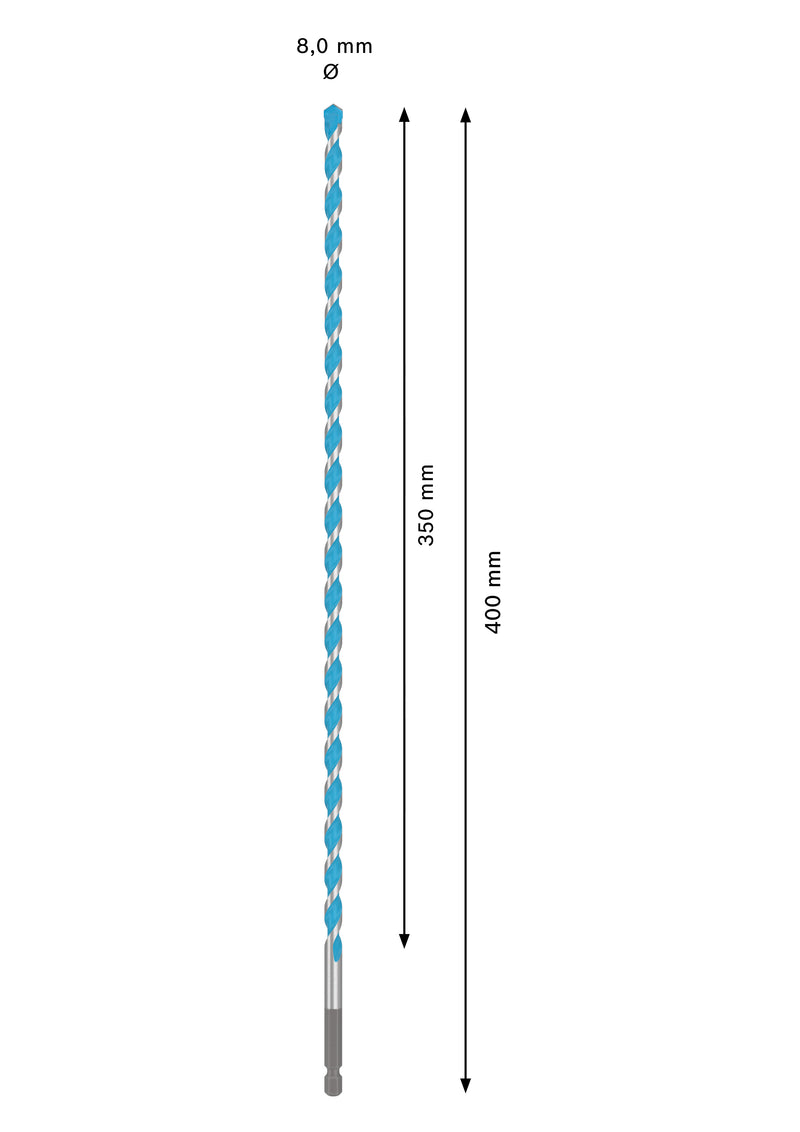 Bosch EXPERT HEX-9 Multi Construction Drill Bi