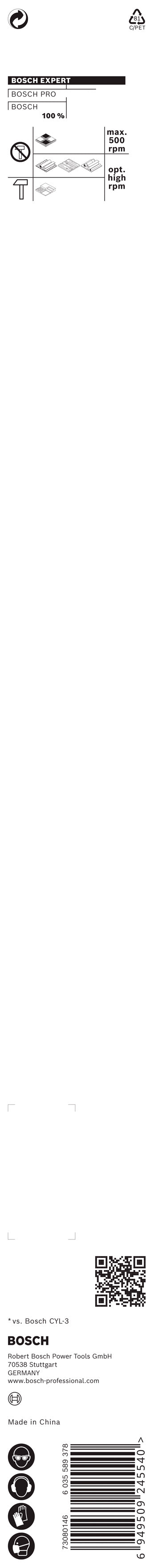 Taladro multiusos Bosch EXPERT HEX-9 Bi