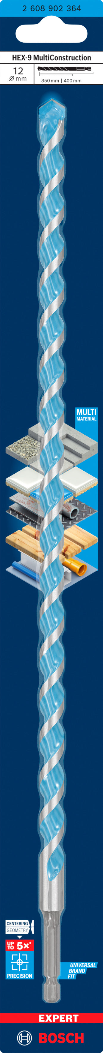 Taladro multiusos Bosch EXPERT HEX-9 Bi