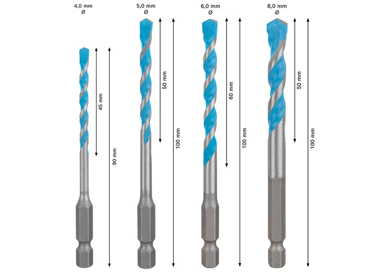 Bosch EXPERT HEX-9 Multi Construction Drill Bi