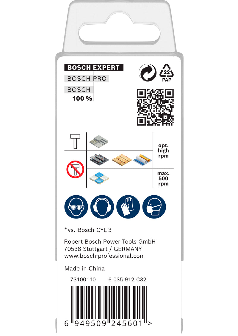 Bosch EXPERT HEX-9 Multi Construction Drill Bi