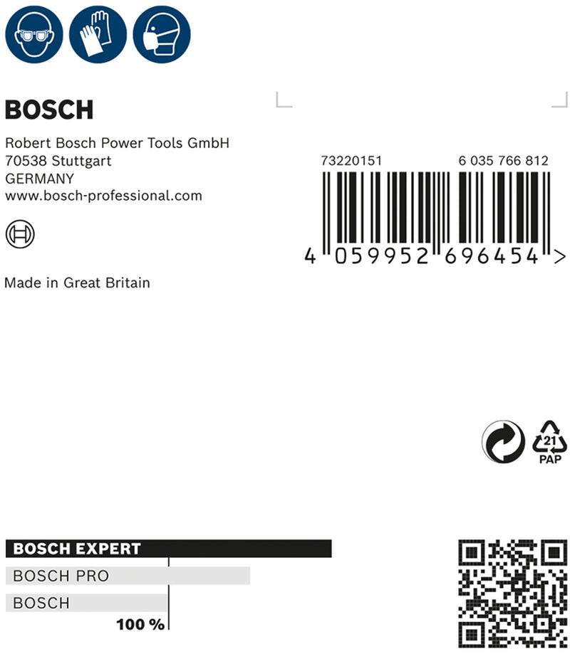 Bosch EXPERT W480 web, G120 2pcs