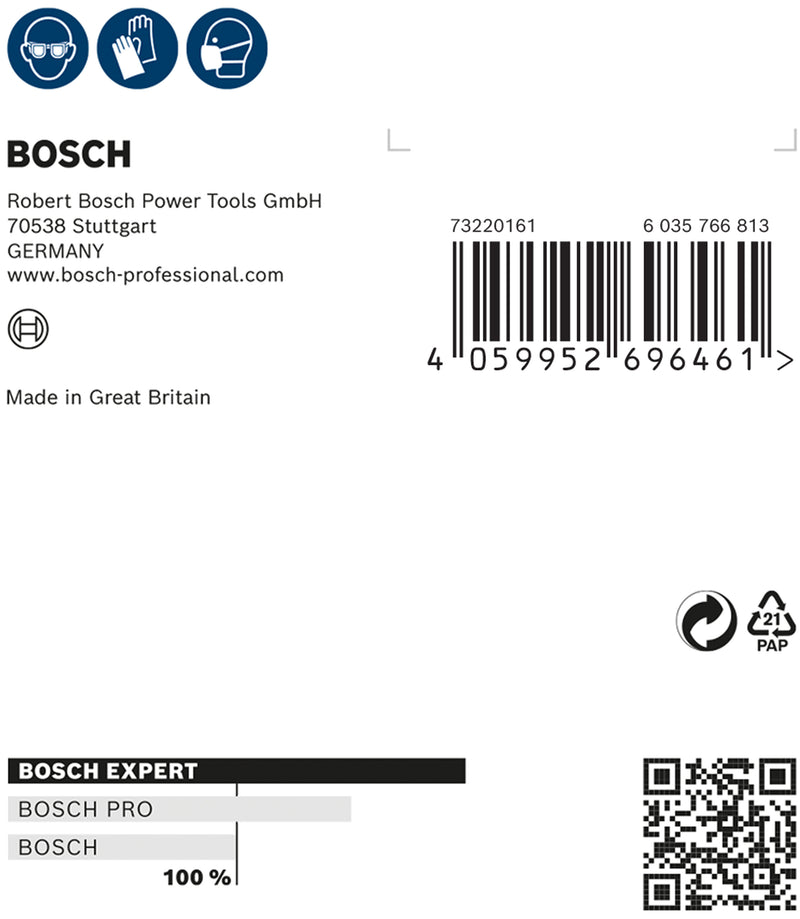 Bosch EXPERT W480 web, G180 2pcs
