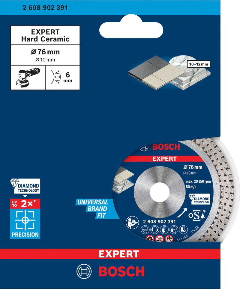 Lâmina de corte diamantada Bosch EXPERT HardCeramic