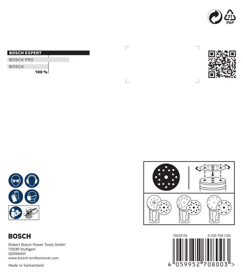 Bosch EXPERT O780,125mm,150,6