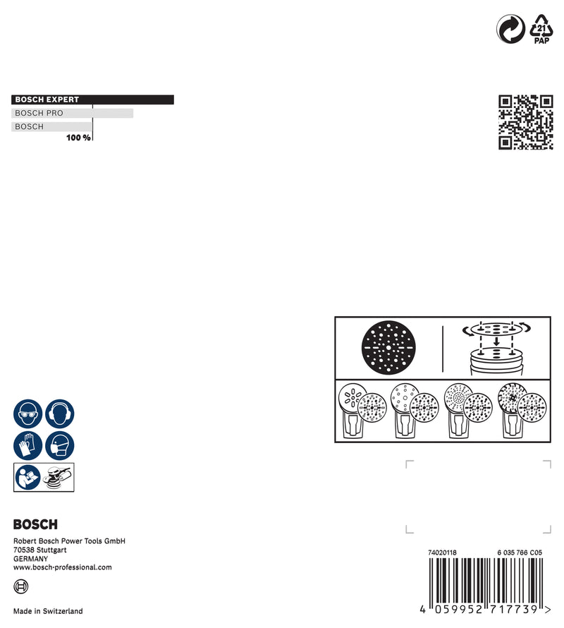 Bosch EXPERT O780,150mm,80,6