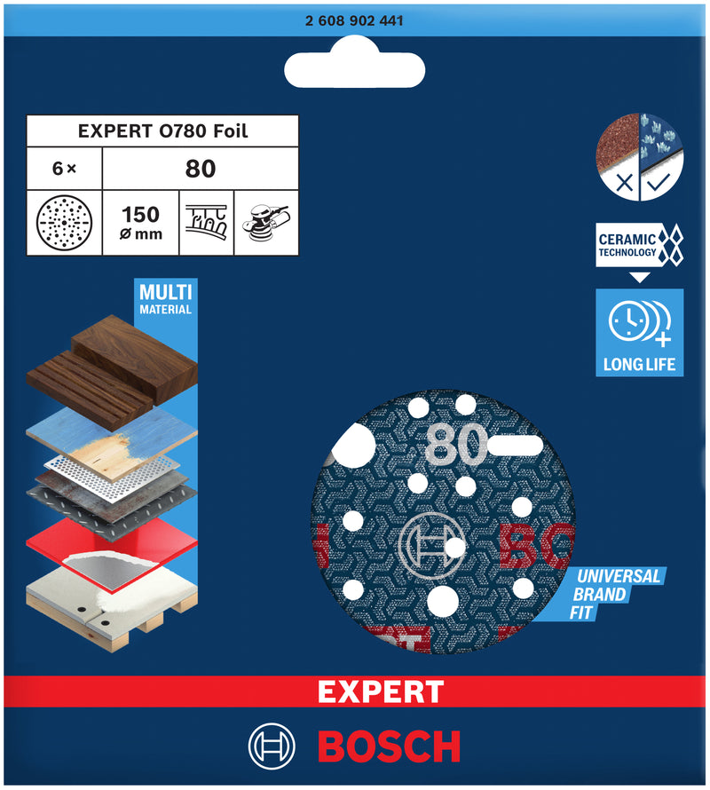 Bosch EXPERT O780,150mm,80,6