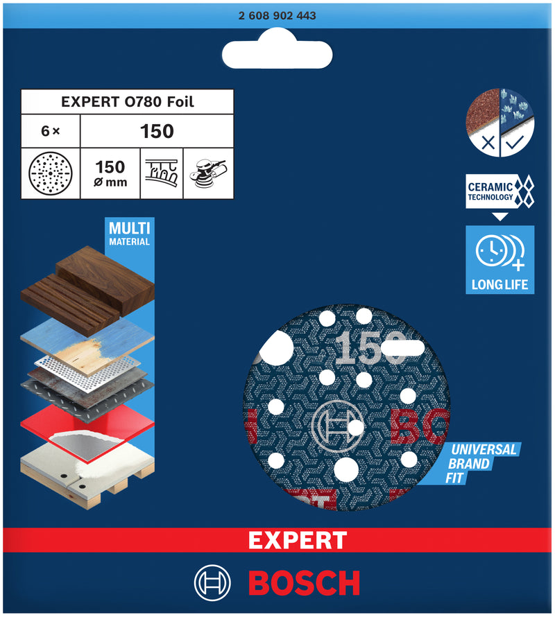 Bosch EXPERT O780,150 mm,150,6