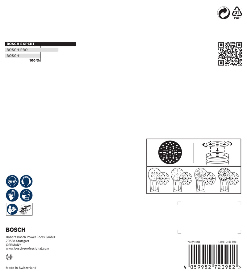 Bosch EXPERT O780,150mm,240,6