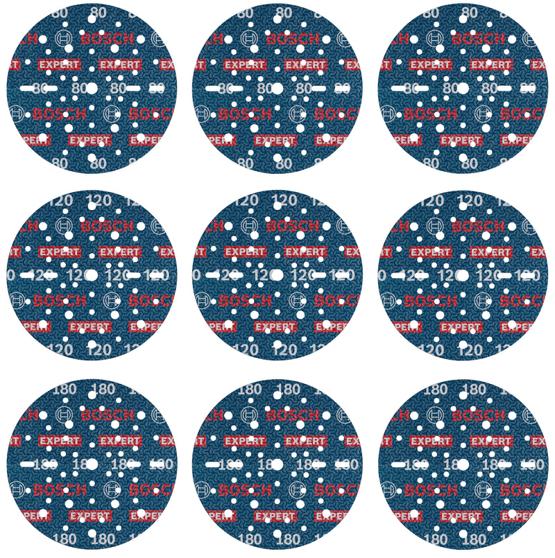 Bosch EXPERT O780,150mm,3x80/3x120/3x180,9