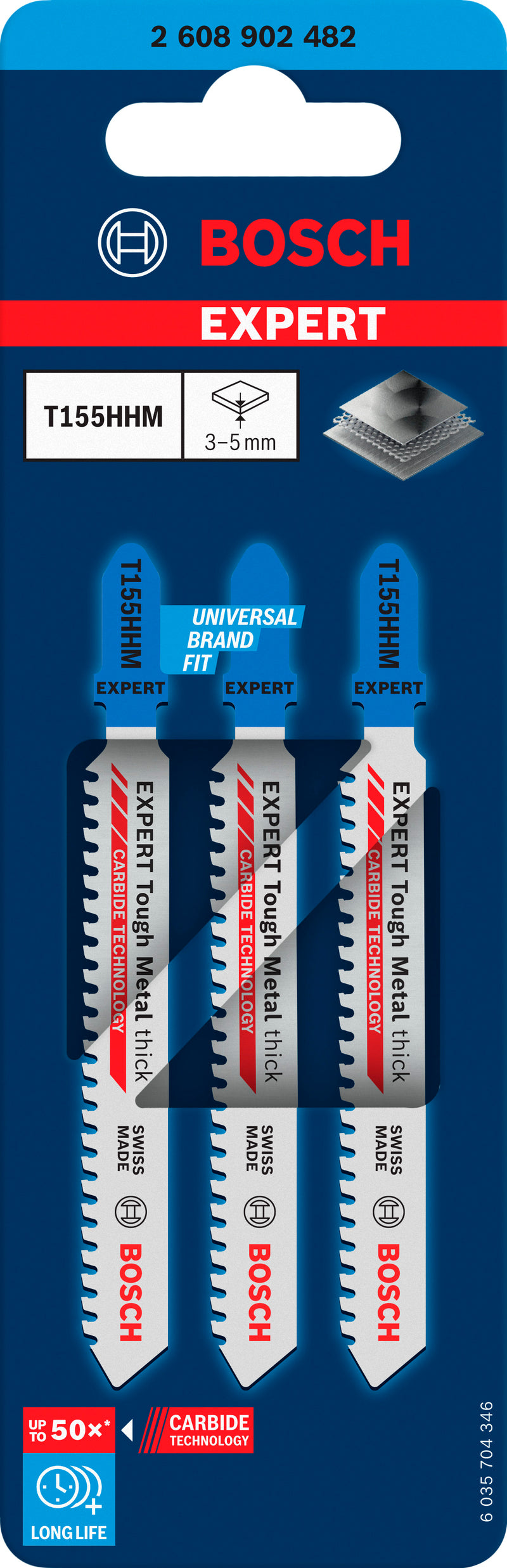 Bosch EXPERT T155HHM Metal Resistente e Grosso