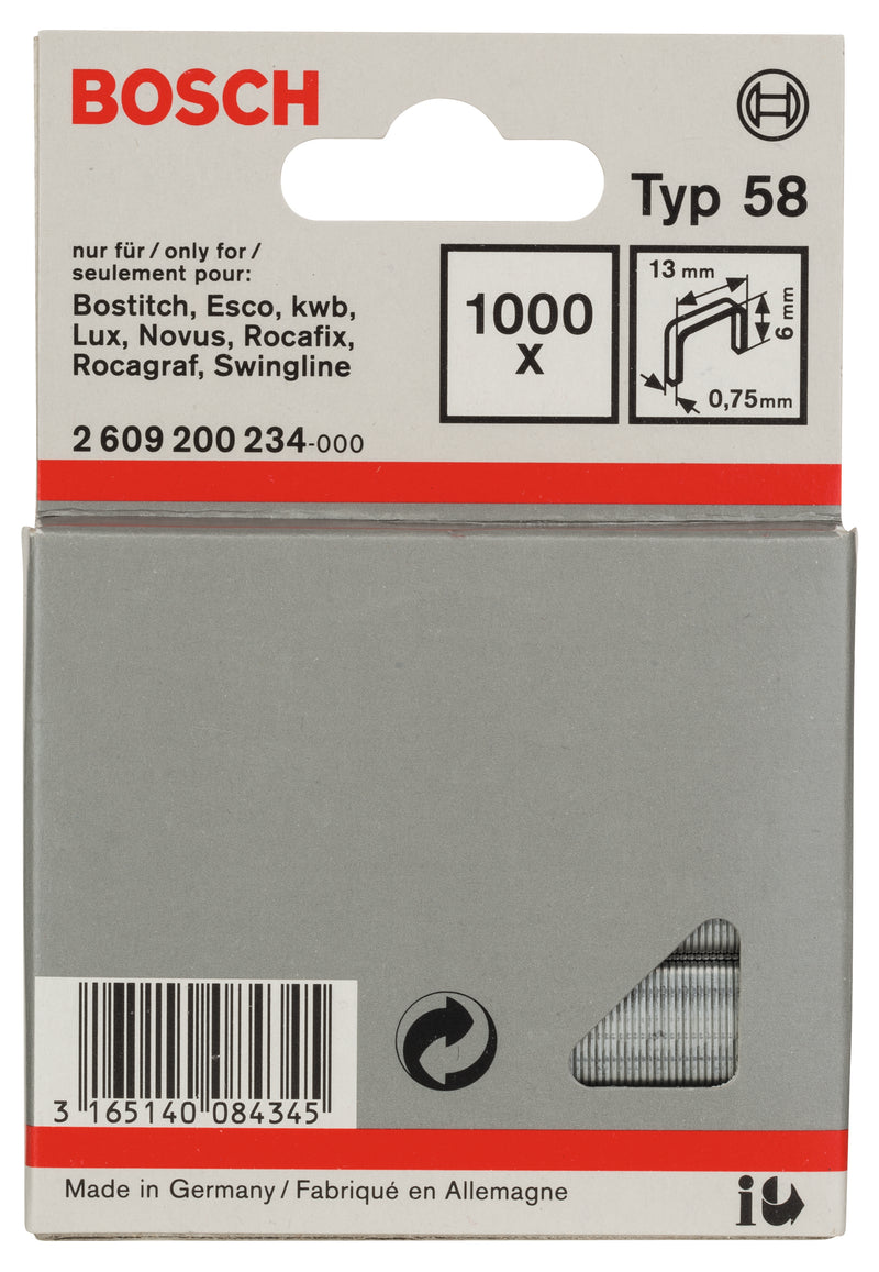 Bosch Fine wire staple, type 58