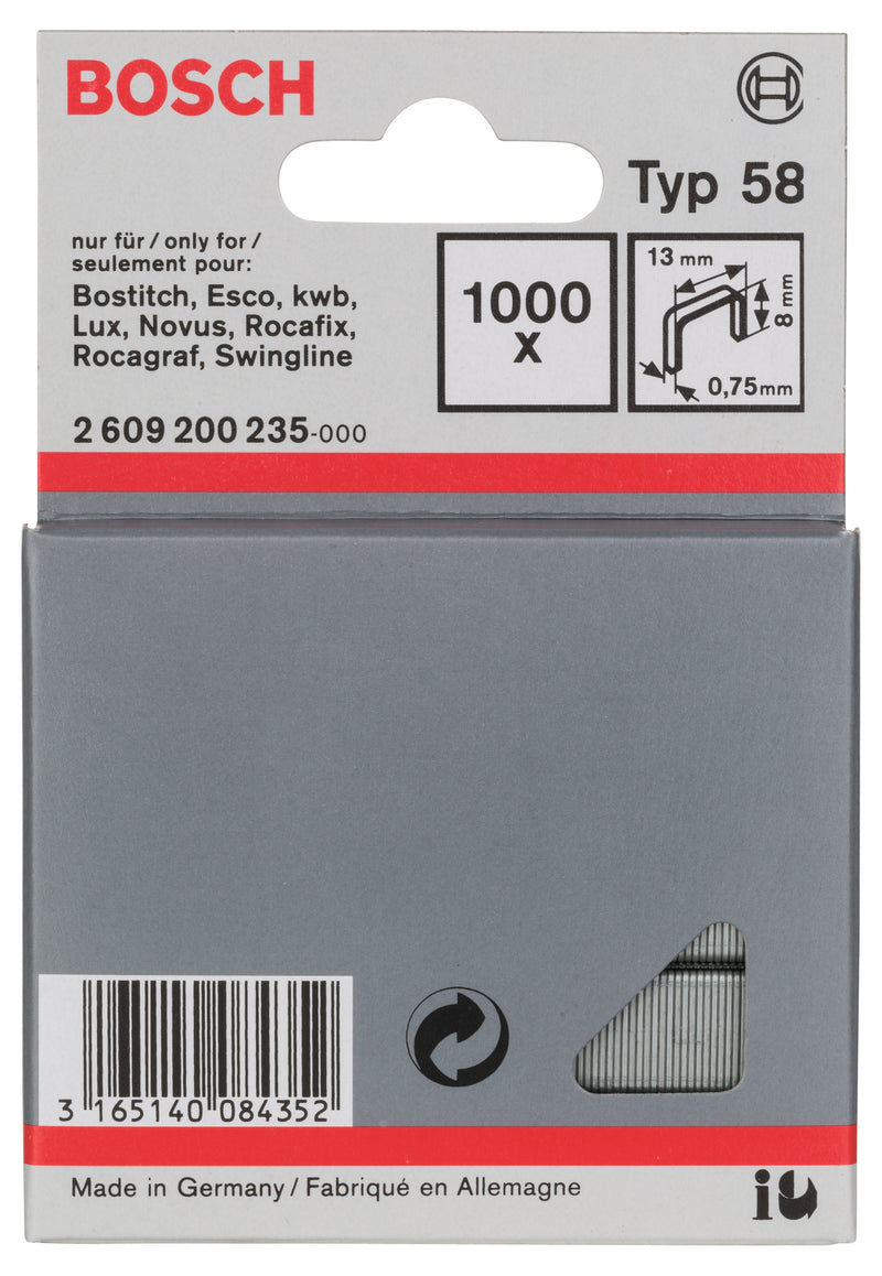 Bosch Fine wire staple, type 58