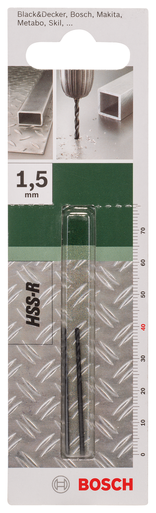 Broca para metal Bosch Hss-R 1,5 mm
