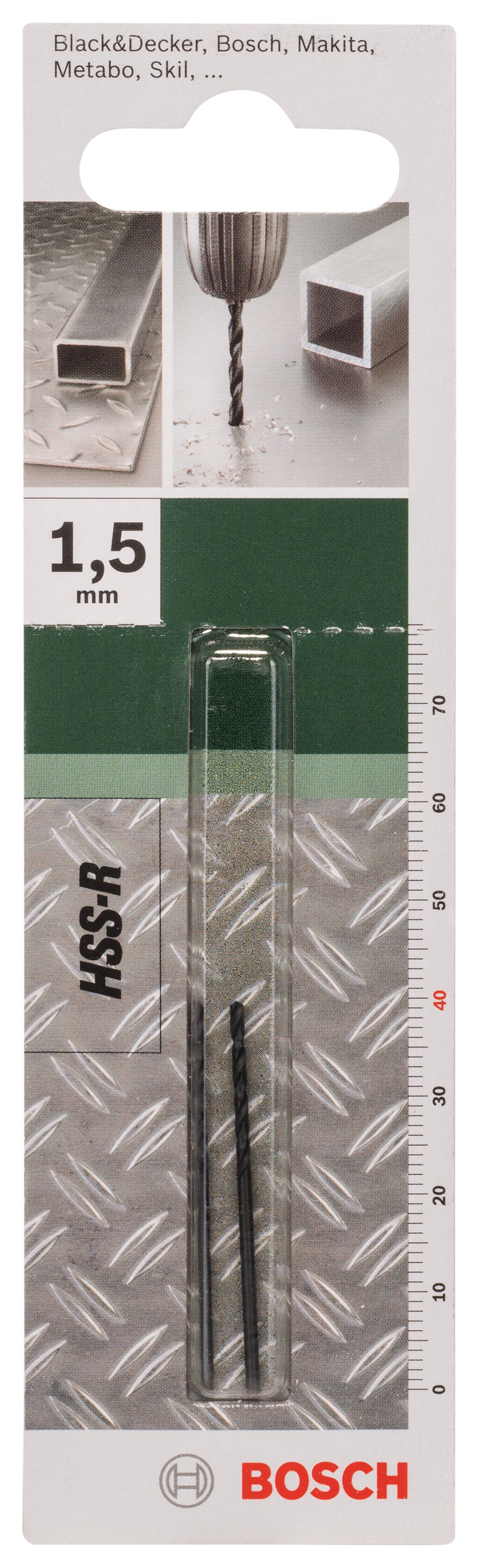 Broca para metal Bosch Hss-R 1,5 mm