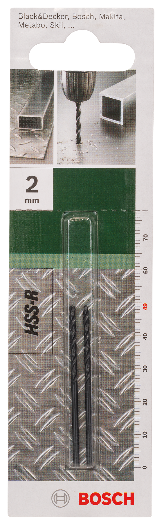 Broca para metal Bosch Hss-R 2 mm