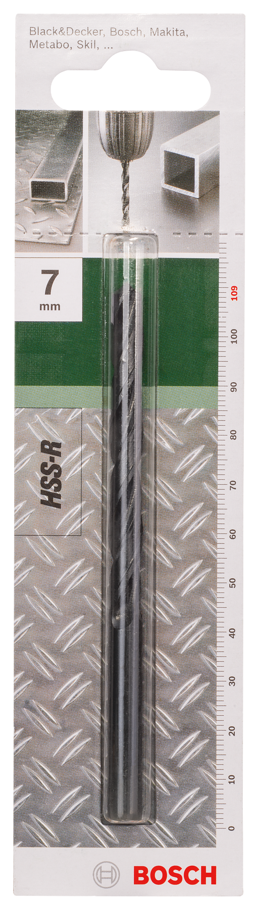 Broca para metal Bosch Hss-R 7 mm