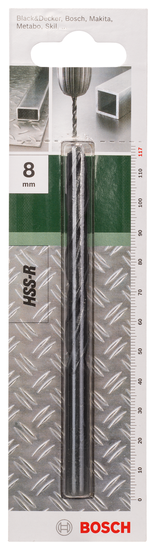 Broca para metal Bosch Hss-R 8 mm