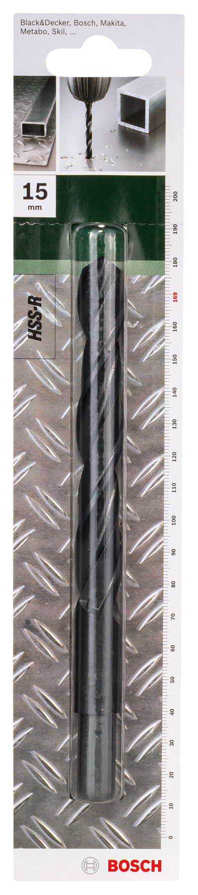 Broca para metal Bosch Hss-R 15 mm