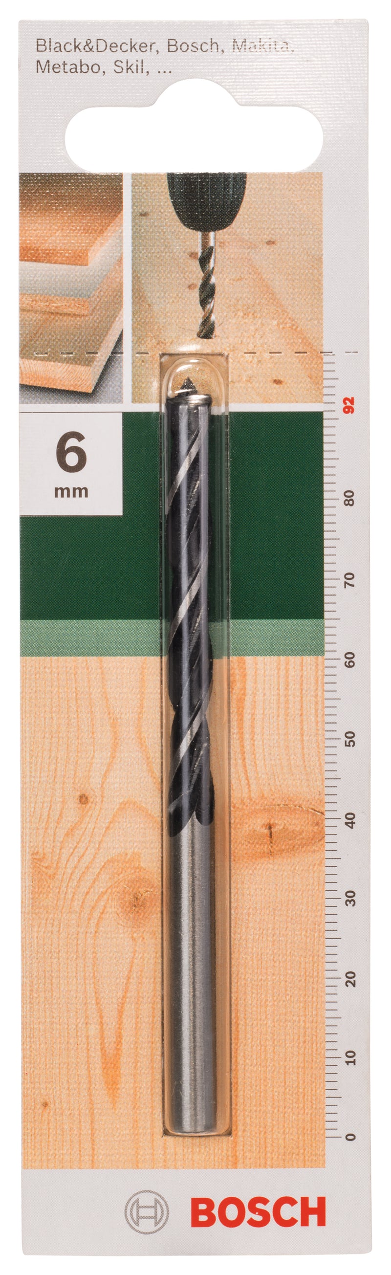 Bosch Wood Drill Bit 6Mm