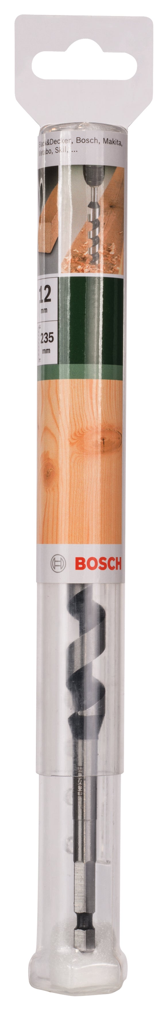Bosch Drill with serpentine spiral, hexagonal D = 12.0 mm; L = 235 mm