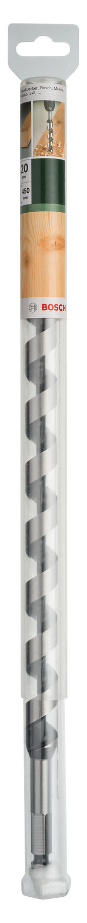 Berbequim Bosch com espiral serpentina, hexagonal D = 20,0 mm; L = 450 mm