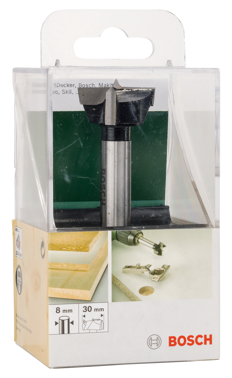 Broca de carboneto Bosch para dobradiças, DIN 7483 GD= 30,0 mm; L= 90 mm