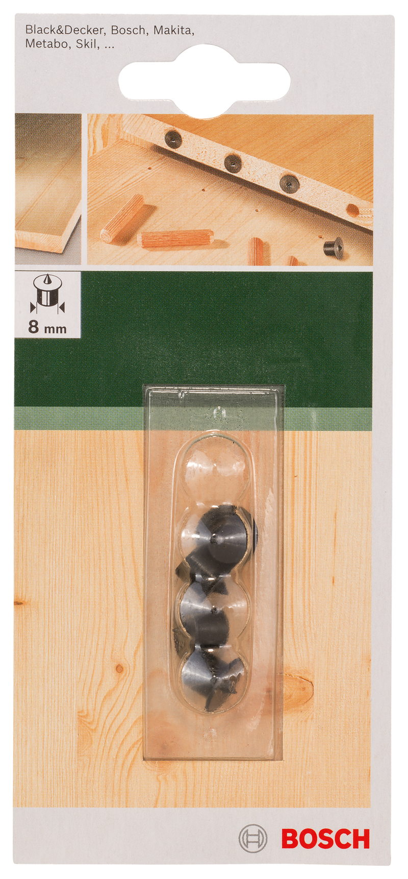 Aplicador de casquilhos Bosch com Ø 8 mmDiâmetro = 8 mm