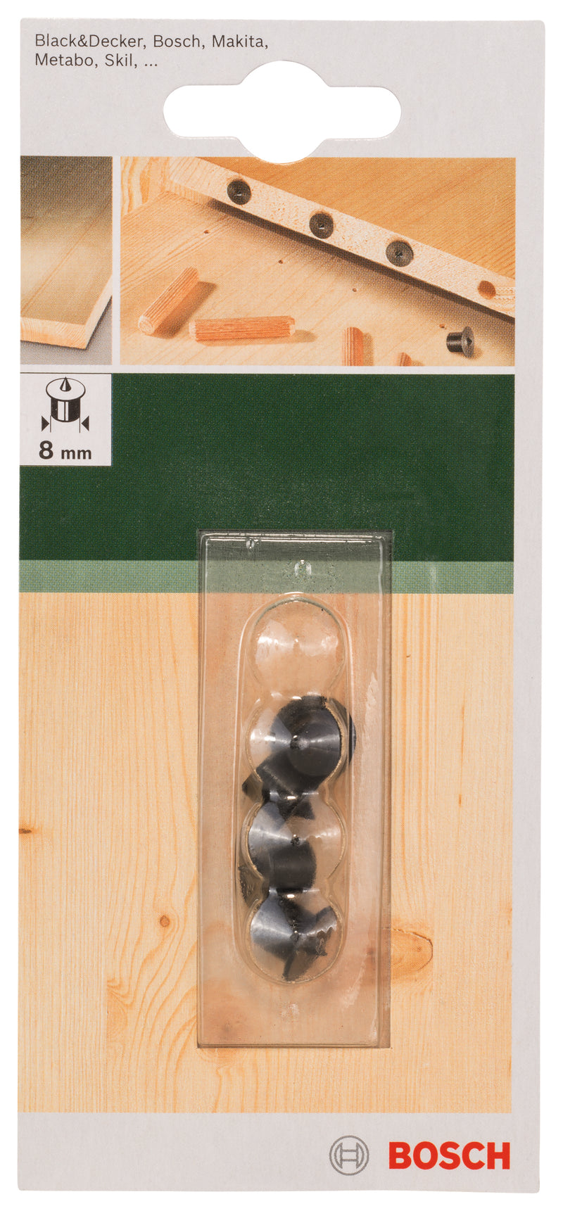 Aplicador de casquilhos Bosch com Ø 8 mmDiâmetro = 8 mm