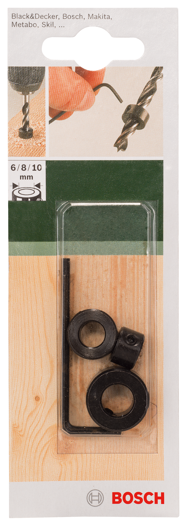 Bosch Depth Stop (6,8,10Mm) 3Pc