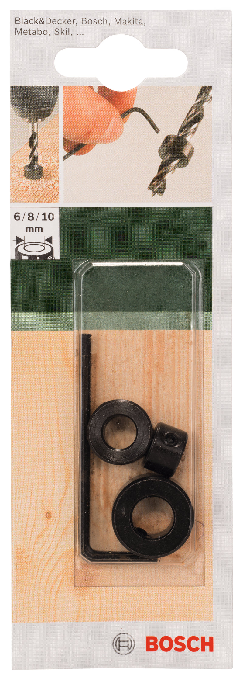 Bosch Depth Stop (6,8,10Mm) 3Pc