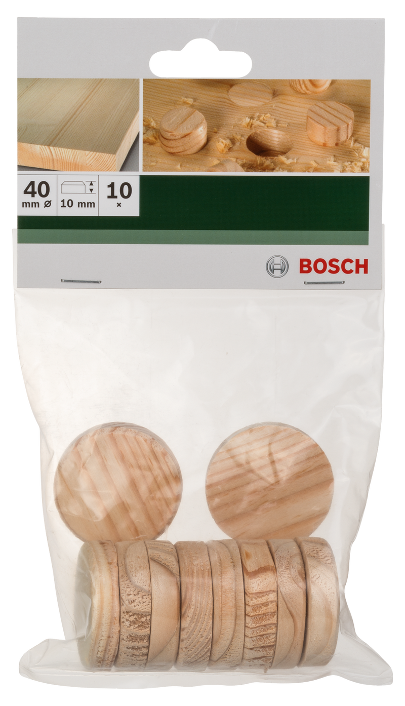 Cavilha de madeira BoschDiâmetro = 40 mm