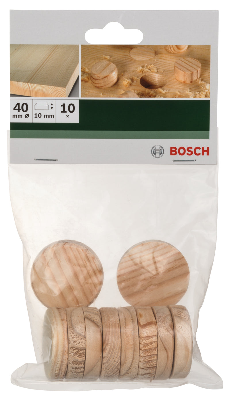 Cavilha de madeira BoschDiâmetro = 40 mm