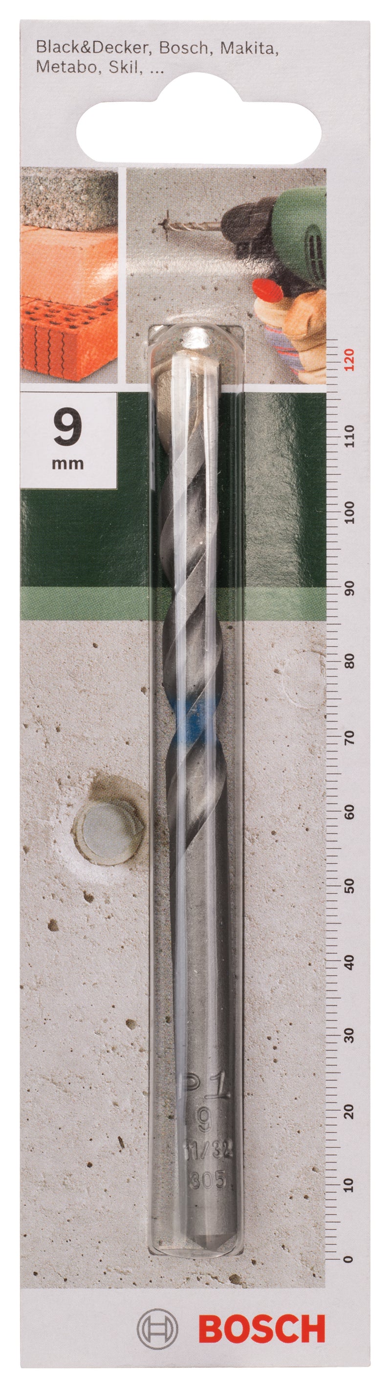 Bosch Concrete Drill Bit 9X120Mm