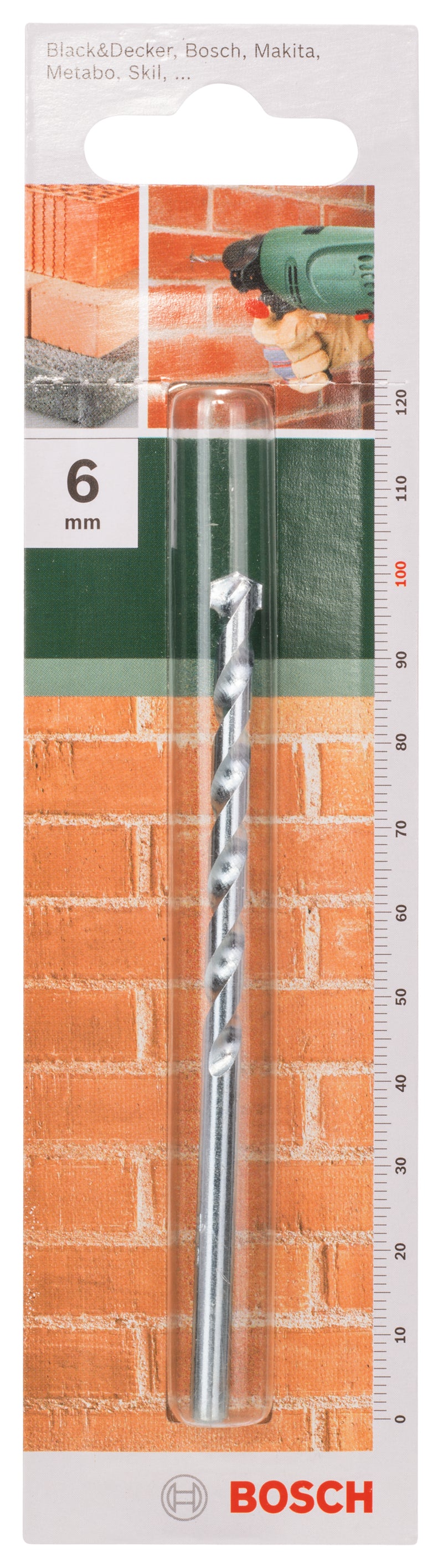 Bosch Masonry Drill Bit 6X100Mm