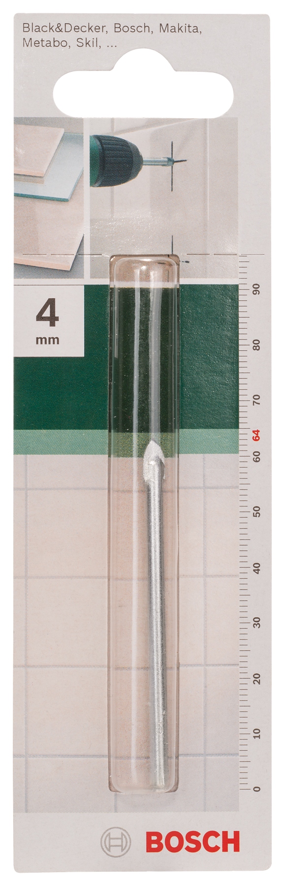 Bosch Glass Drill Bit 4Mm