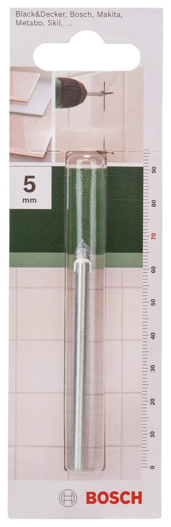 Bosch Glass Drill Bit 5Mm