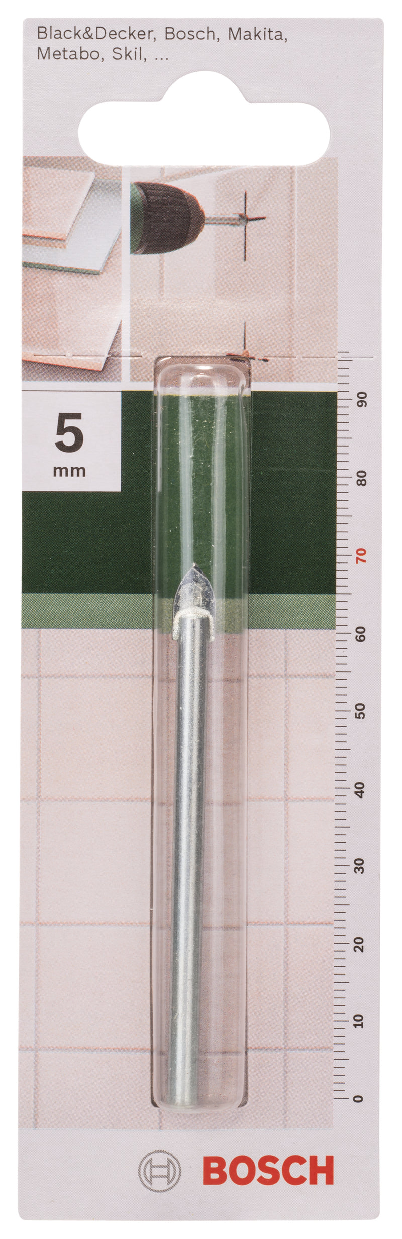 Bosch Glass Drill Bit 5Mm