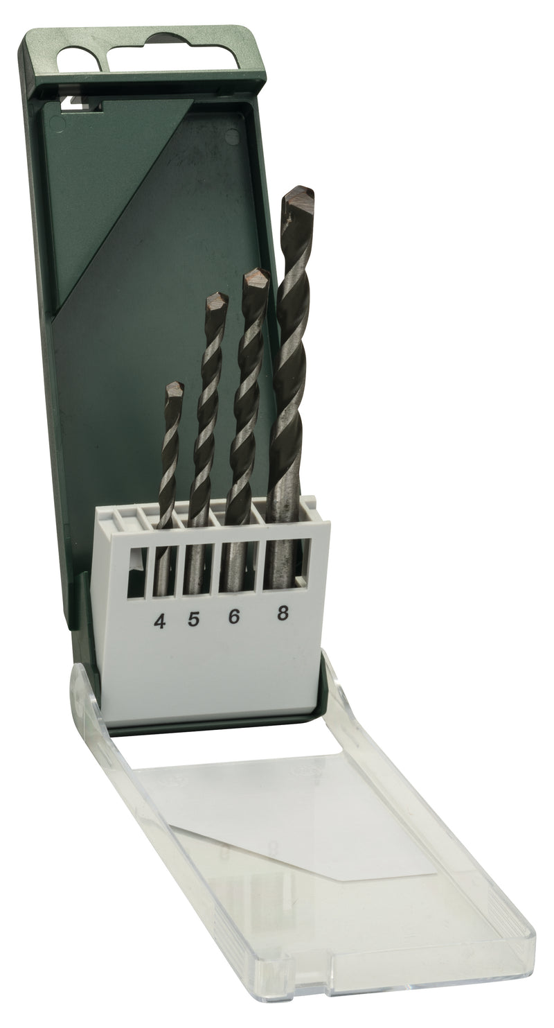 Juego de 4 taladros multifunción Bosch: 4,0 mm x 75 mm; 5,0 mm x 85 mm; 6,0 mm x 100 mm; 8,0 mm x 120 mm