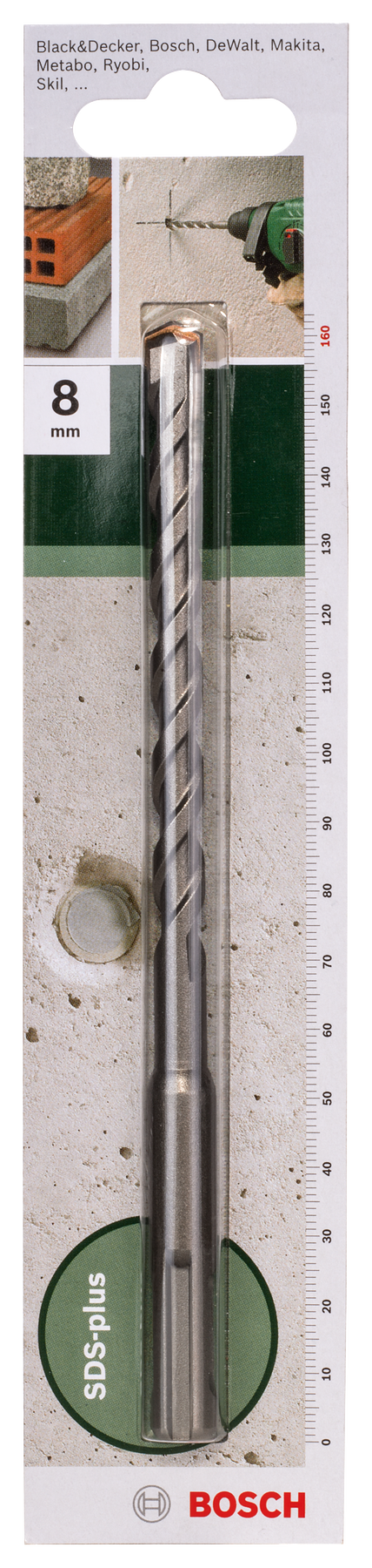 Broca Bosch SDS-Plus 8X160mm