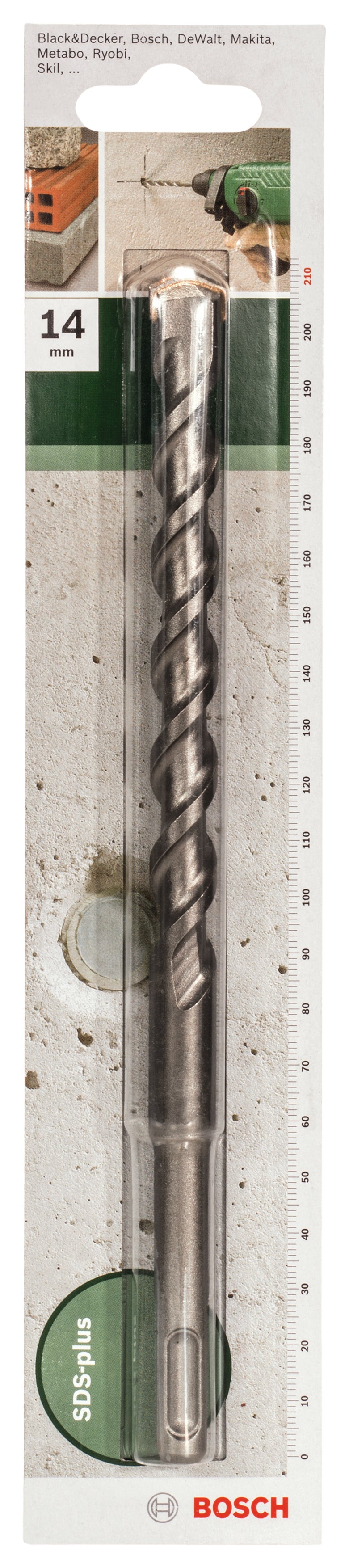 Berbequim de impacto Bosch SDS plus D= 15 mm; L= 210 mm