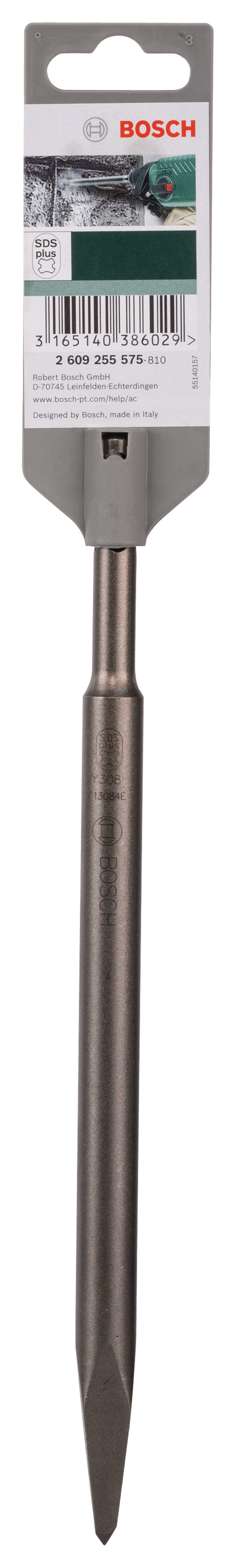 Bosch SDS plus Pointed Chisel Square Tip