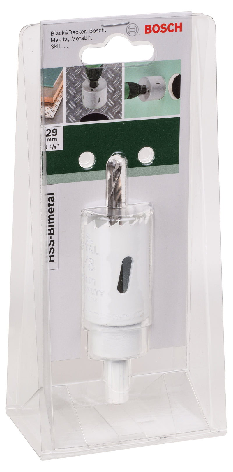 Sierra de corona bimetálica HSS BoschDiámetro = 29 mm