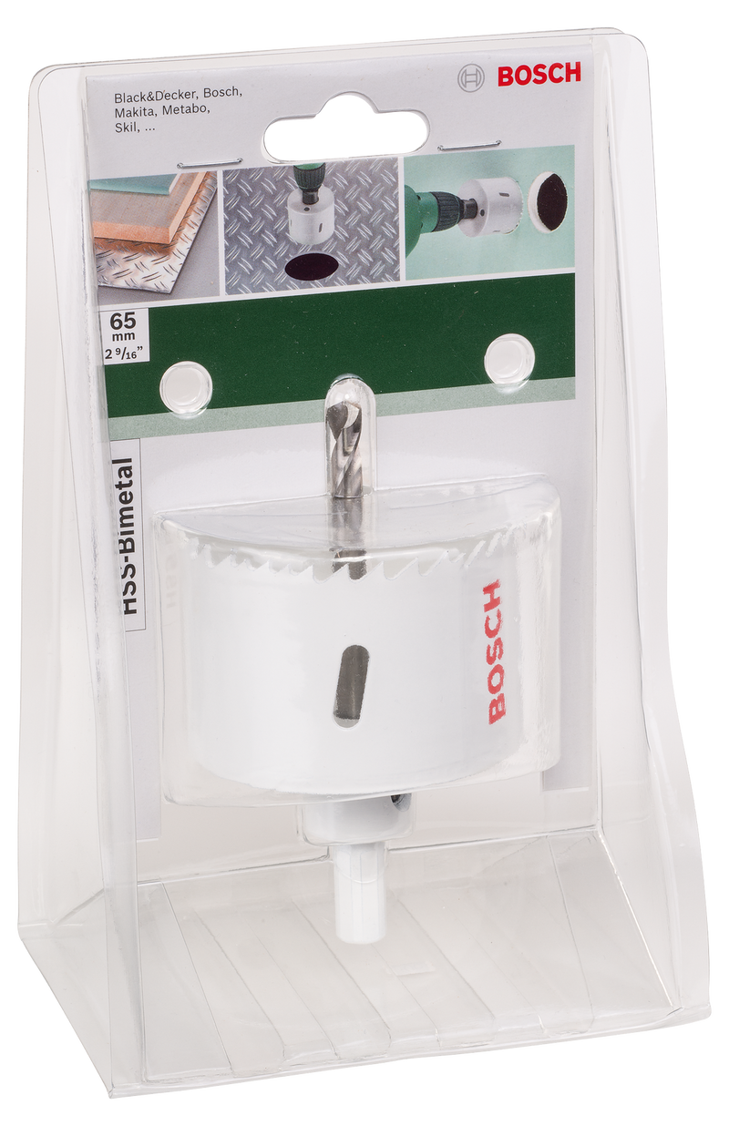 Serra copo bimetálica Bosch HSSDiâmetro = 65 mm
