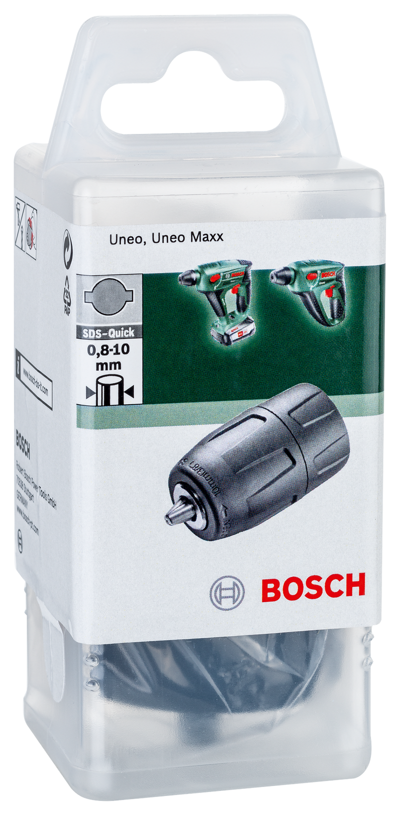 Mandril de aperto rápido Bosch Uneo 0,8 - 10,0 mm