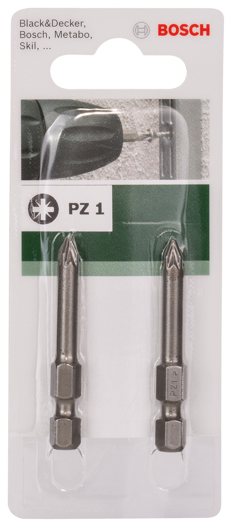 Bosch S/Driver Bits Pz1 49Mm 2Pc
