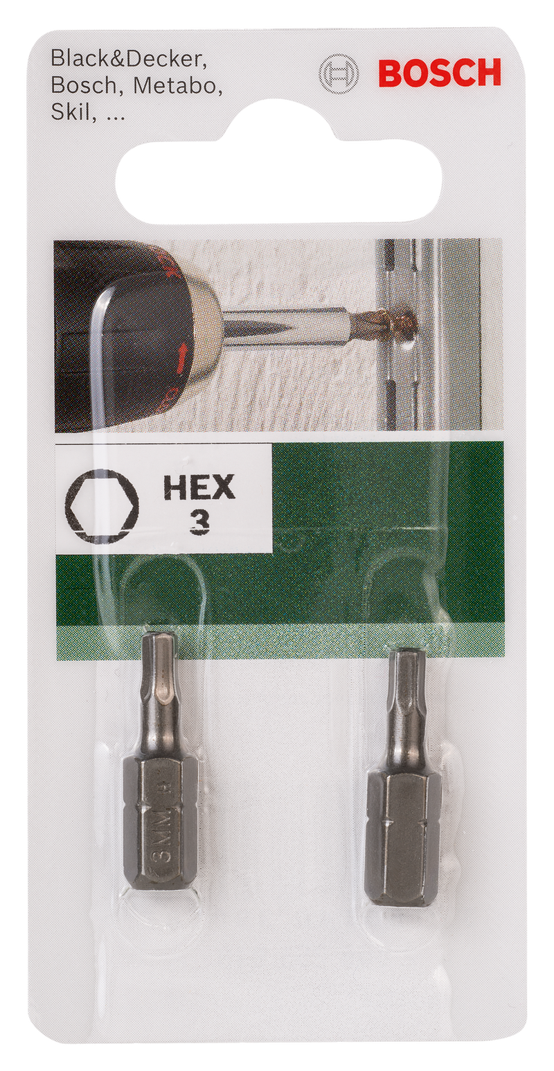 Bosch Standard HEX screwdriver bit