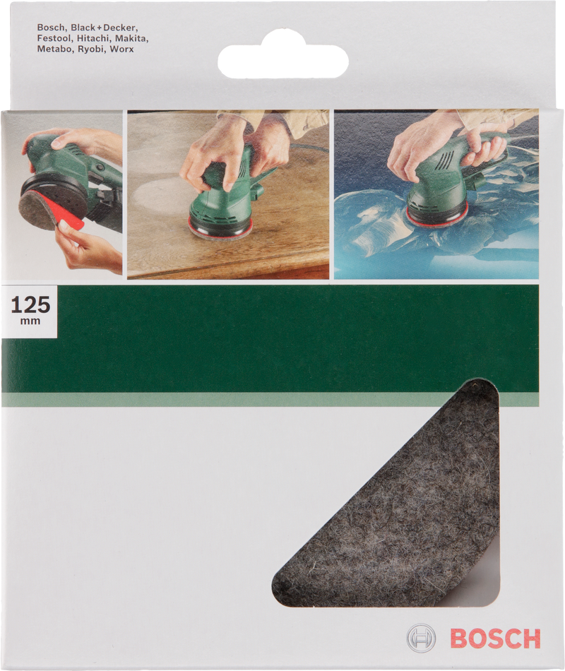 Bosch Polishing Felt Ø 125Mm