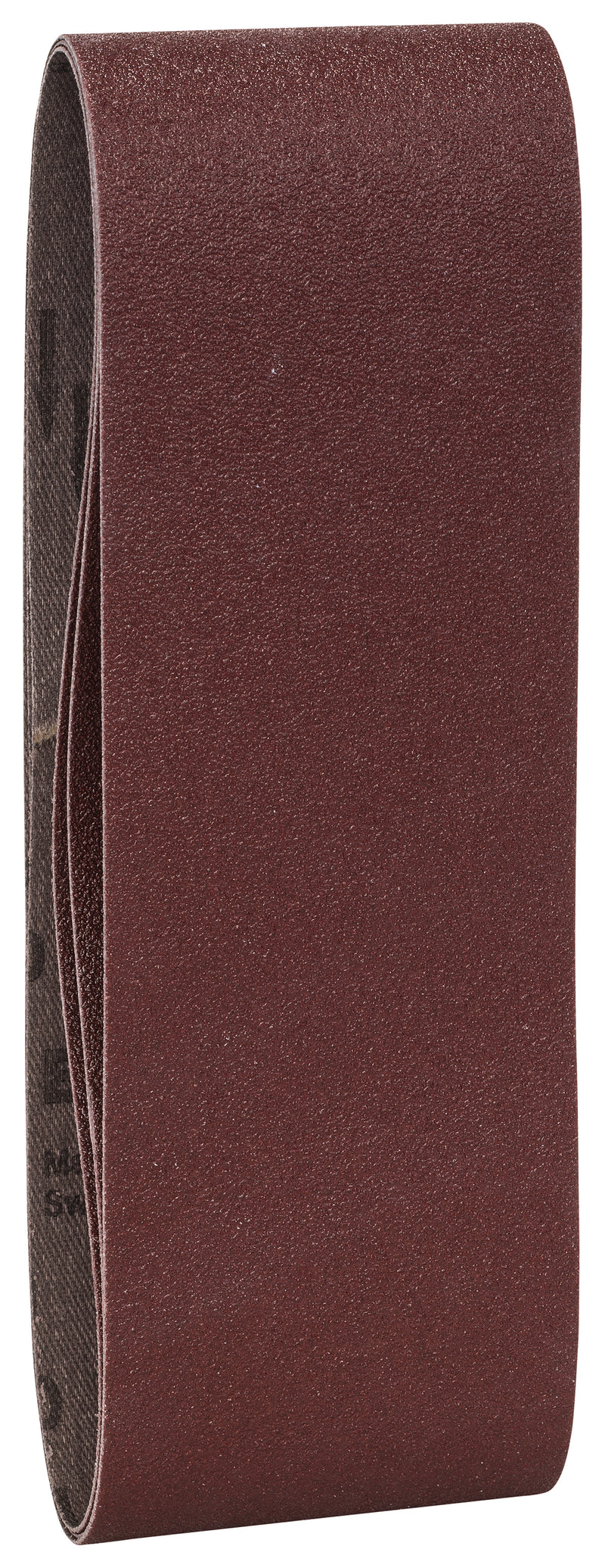 Bosch Juego de 3 bandas de lija para lijadora de banda, calidad roja G= 100